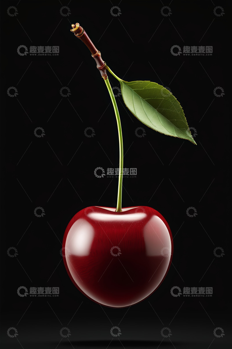 高清大图下载【趣麦麦图】红色樱桃特写