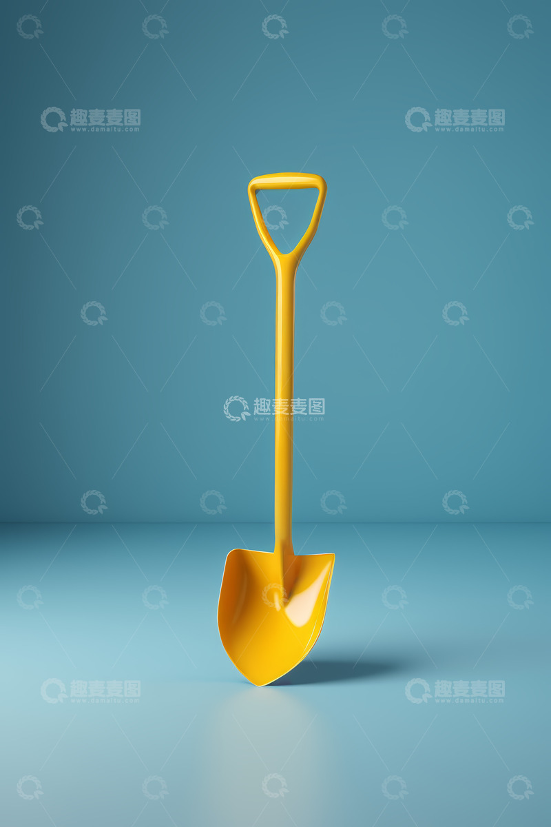 高清大图下载【趣麦麦图】黄色铲子特写素材