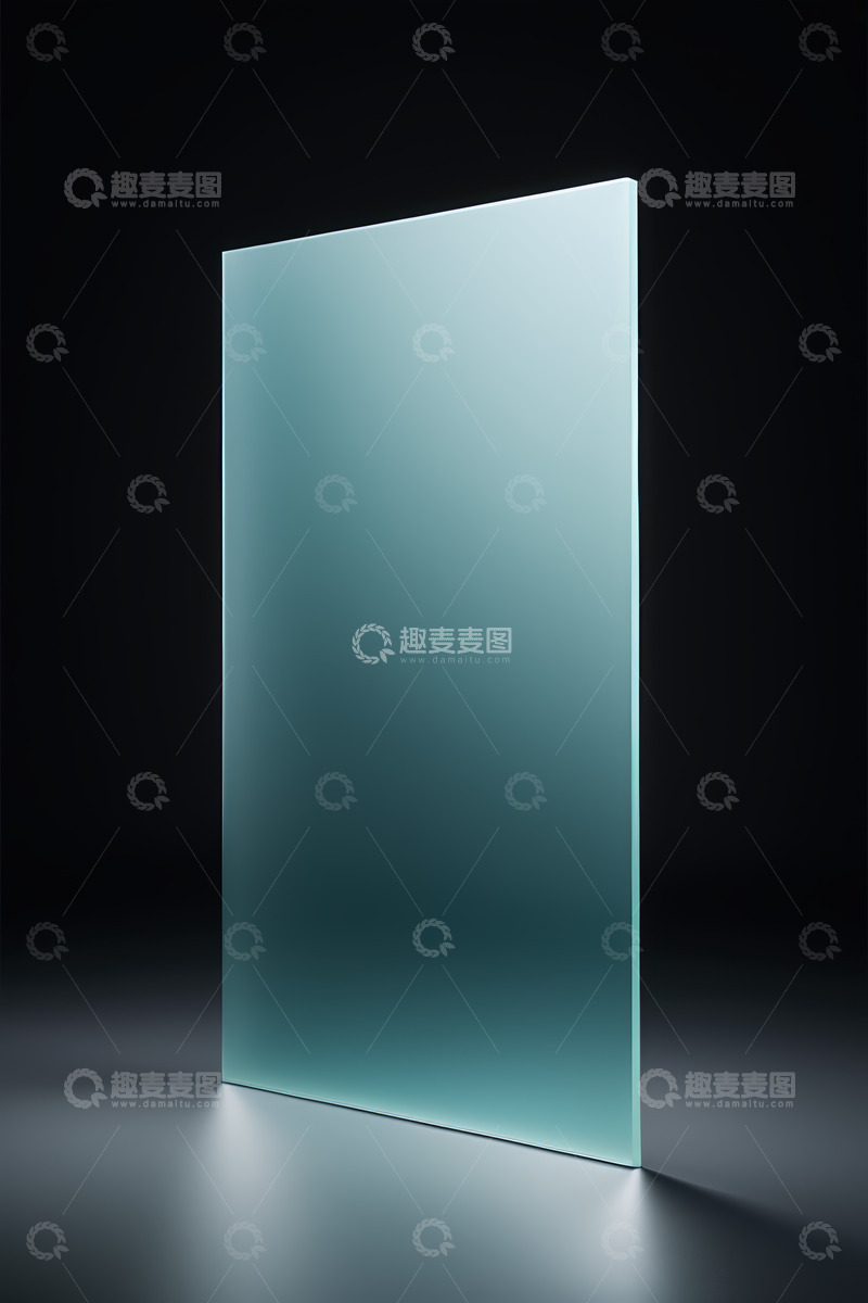 高清大图下载【趣麦麦图】透明玻璃板静物展示