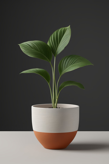 盆栽绿植室内装饰素材