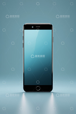 黑色智能手机展示