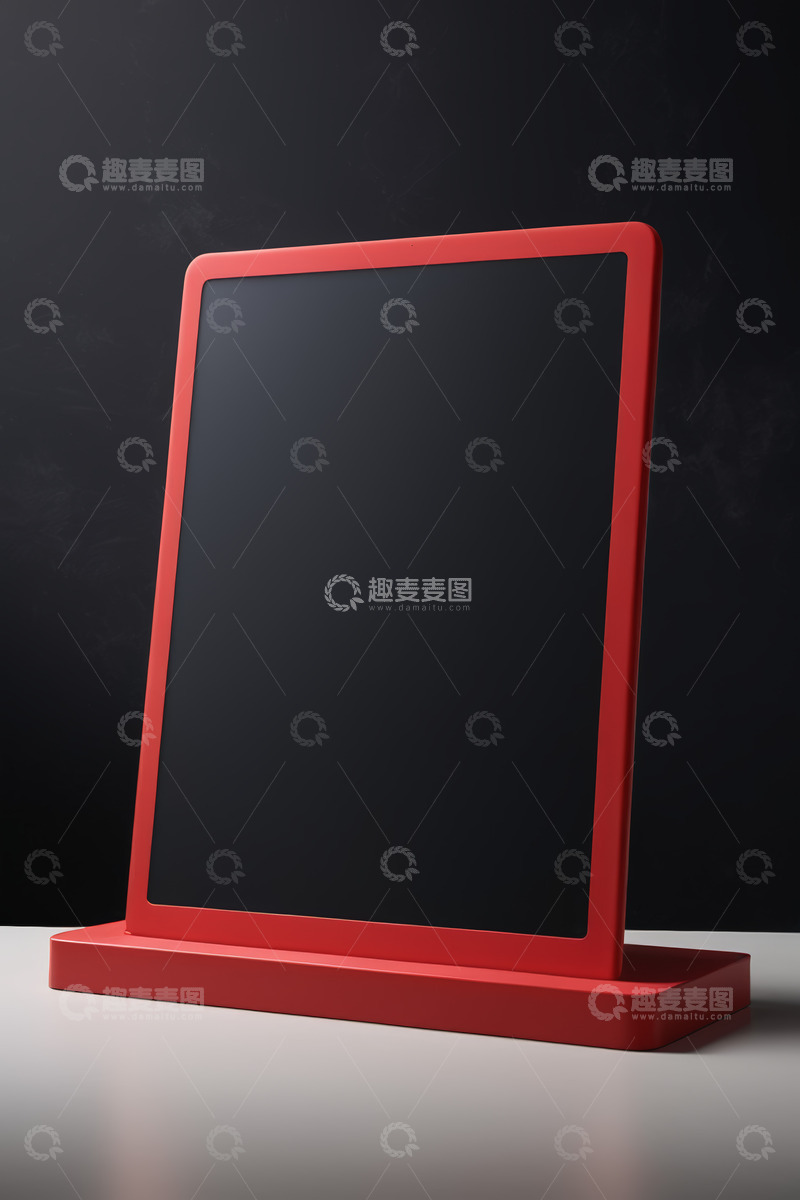 高清大图下载【趣麦麦图】红色立式电子显示屏
