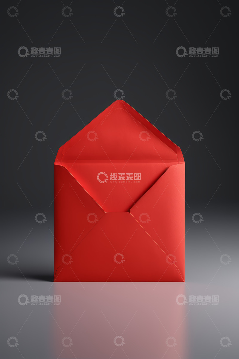 高清大图下载【趣麦麦图】红色信封特写