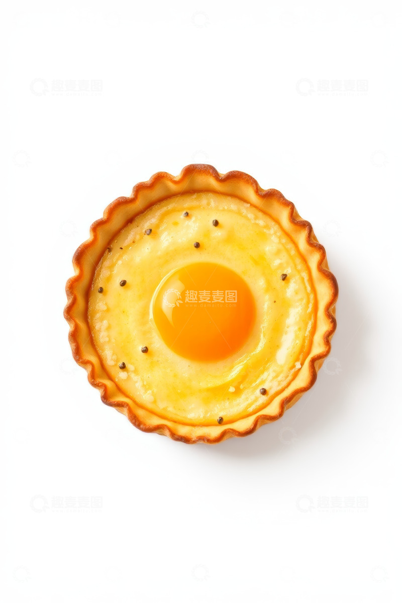 高清大图下载【趣麦麦图】蛋挞特写鸡蛋点缀