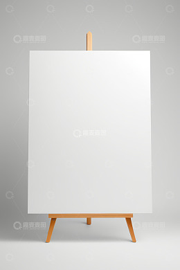 画架上的空白画布