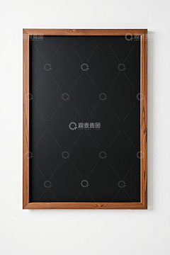 白色背景木质框架