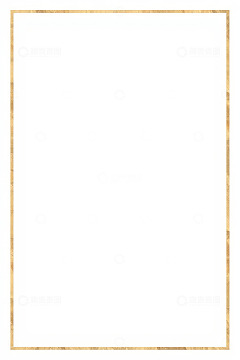 白色背景金色框架素材