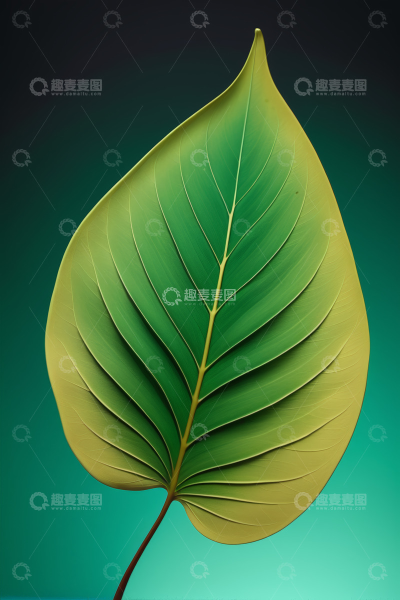 高清大图下载【趣麦麦图】特写绿色植物叶片素材