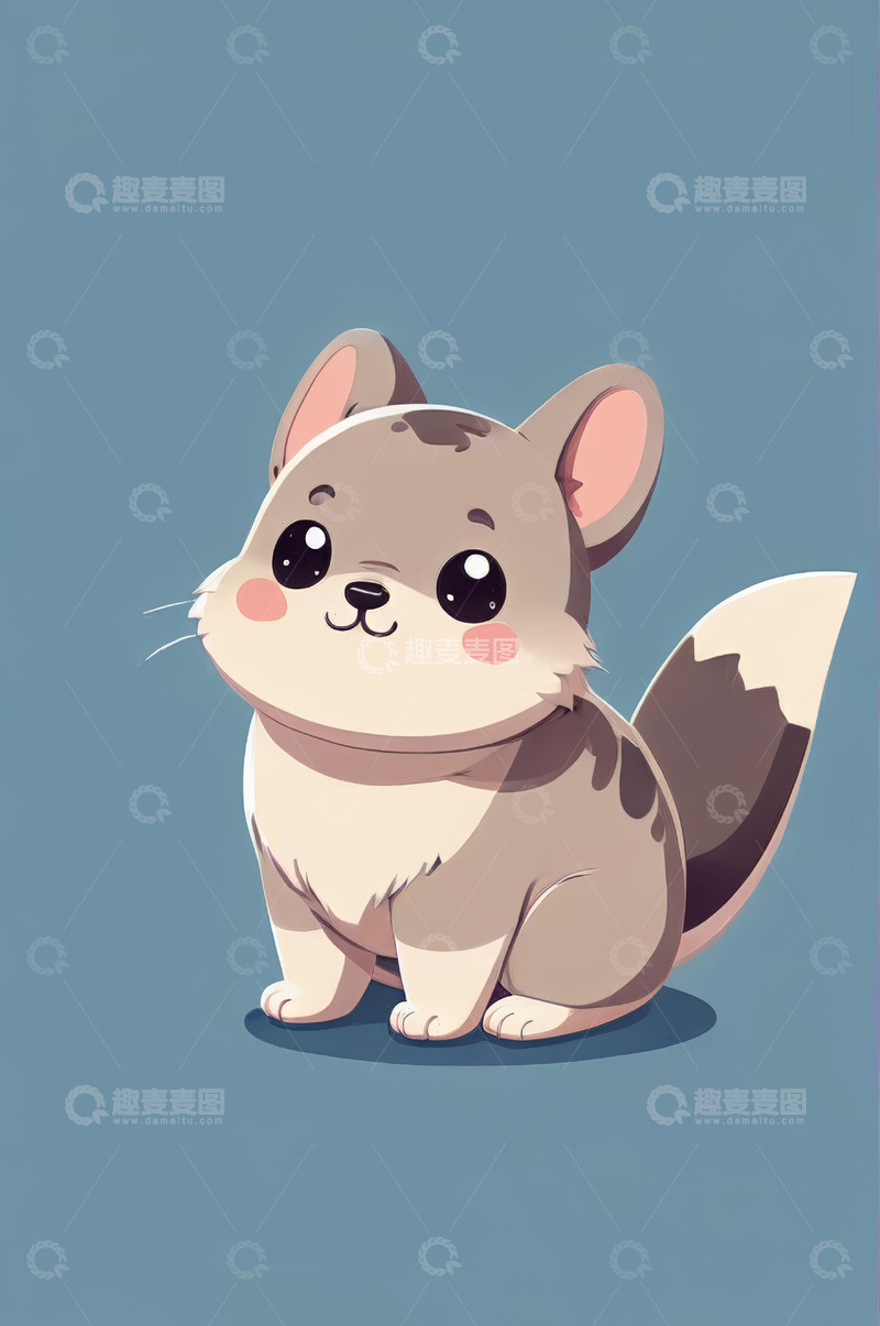 高清大图下载【趣麦麦图】可爱卡通小猫形象