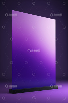 紫色渐变背景板展示素材