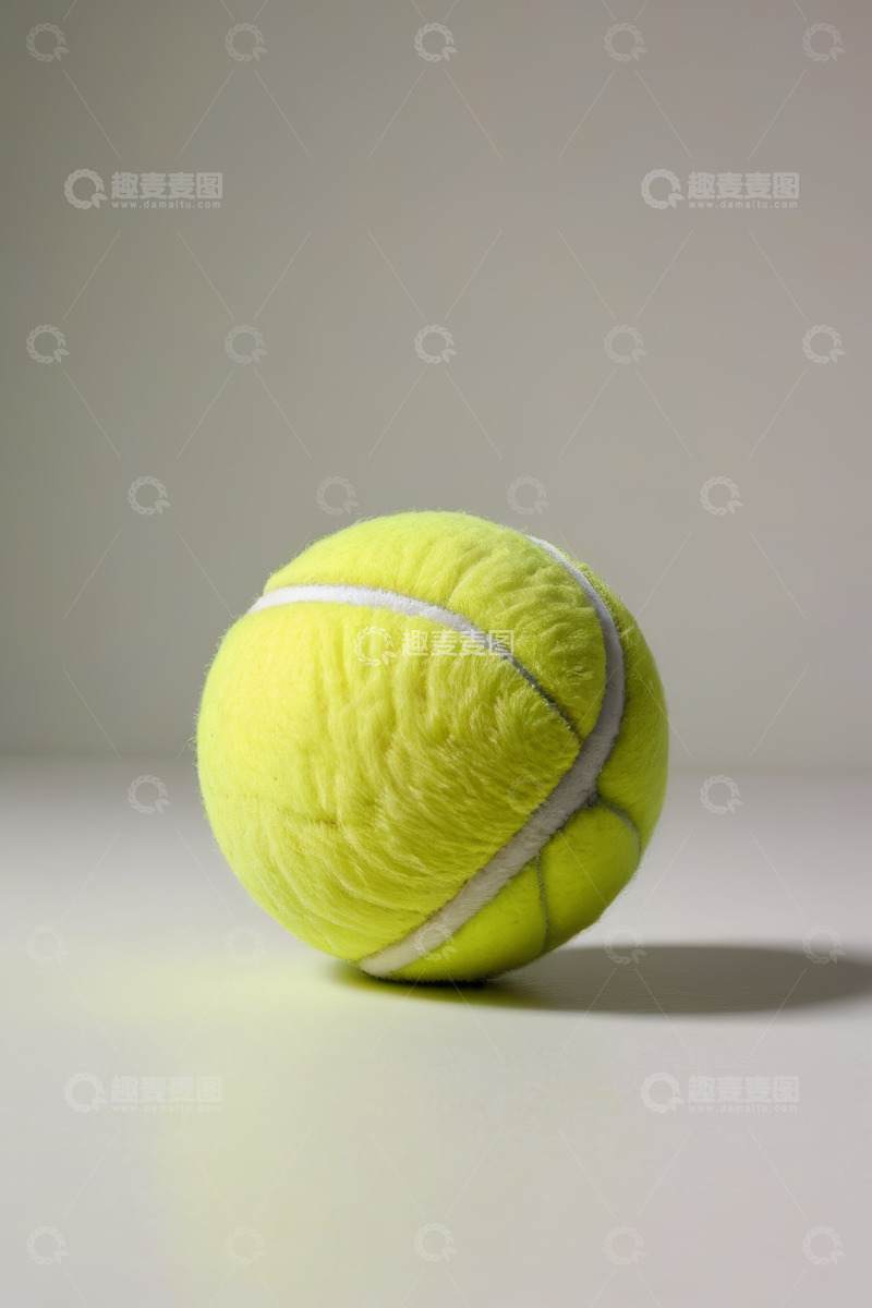 高清大图下载【趣麦麦图】黄色网球特写