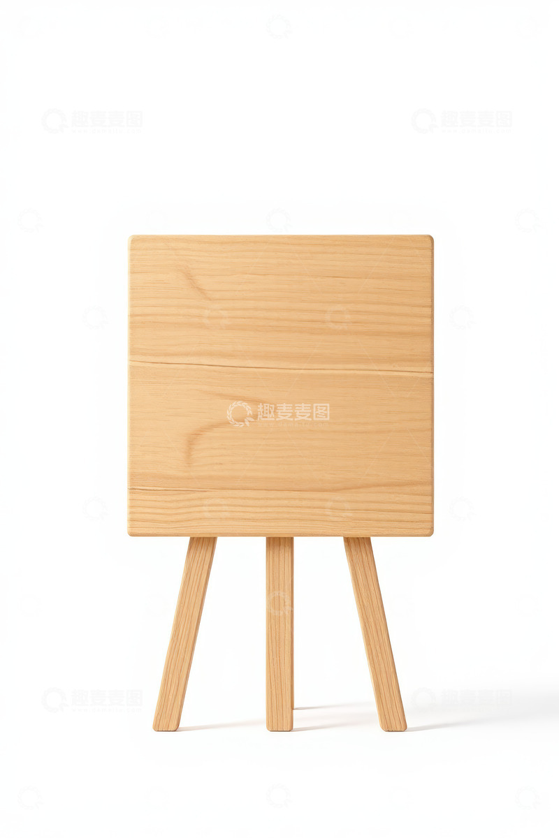 高清大图下载【趣麦麦图】木质画架静物素材