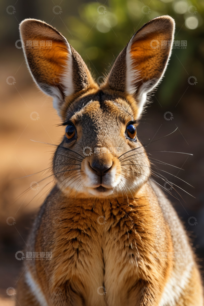 高清大图下载【趣麦麦图】特写兔子正面清晰照