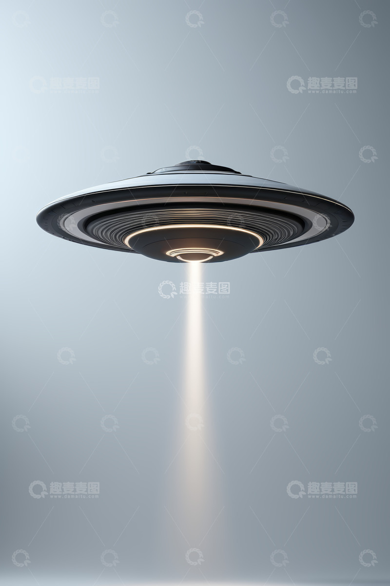 高清大图下载【趣麦麦图】悬浮的不明飞行物