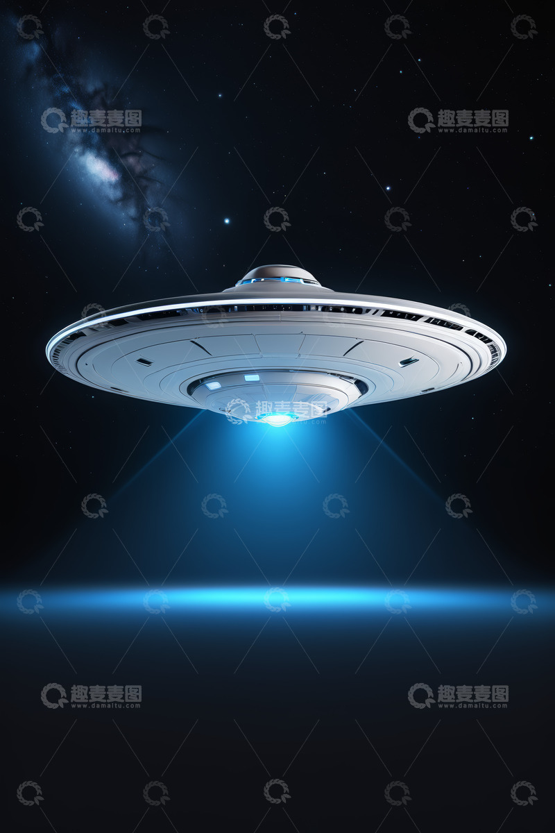 高清大图下载【趣麦麦图】宇宙中的不明飞行物