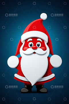 卡通圣诞老人形象素材