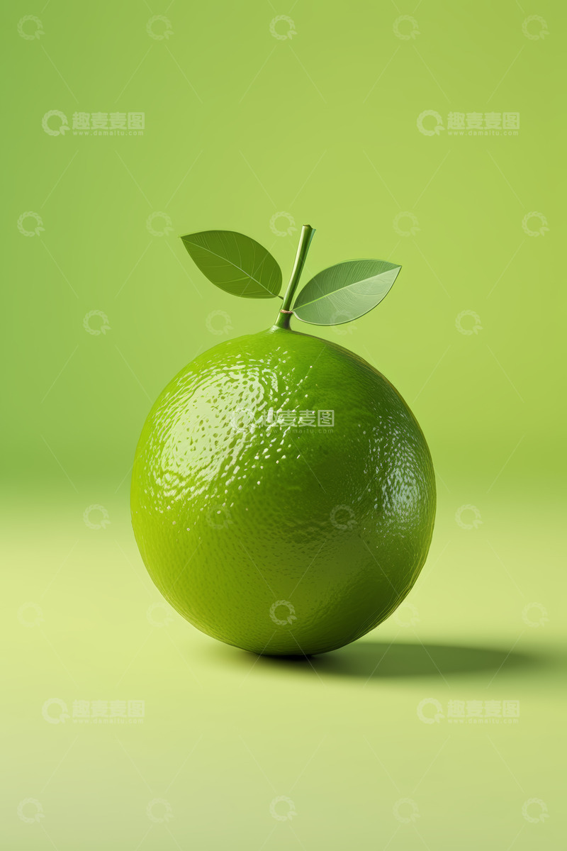 高清大图下载【趣麦麦图】绿色青柠特写