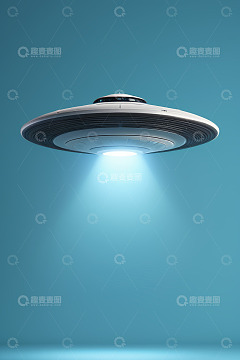 悬浮空中的不明飞行物