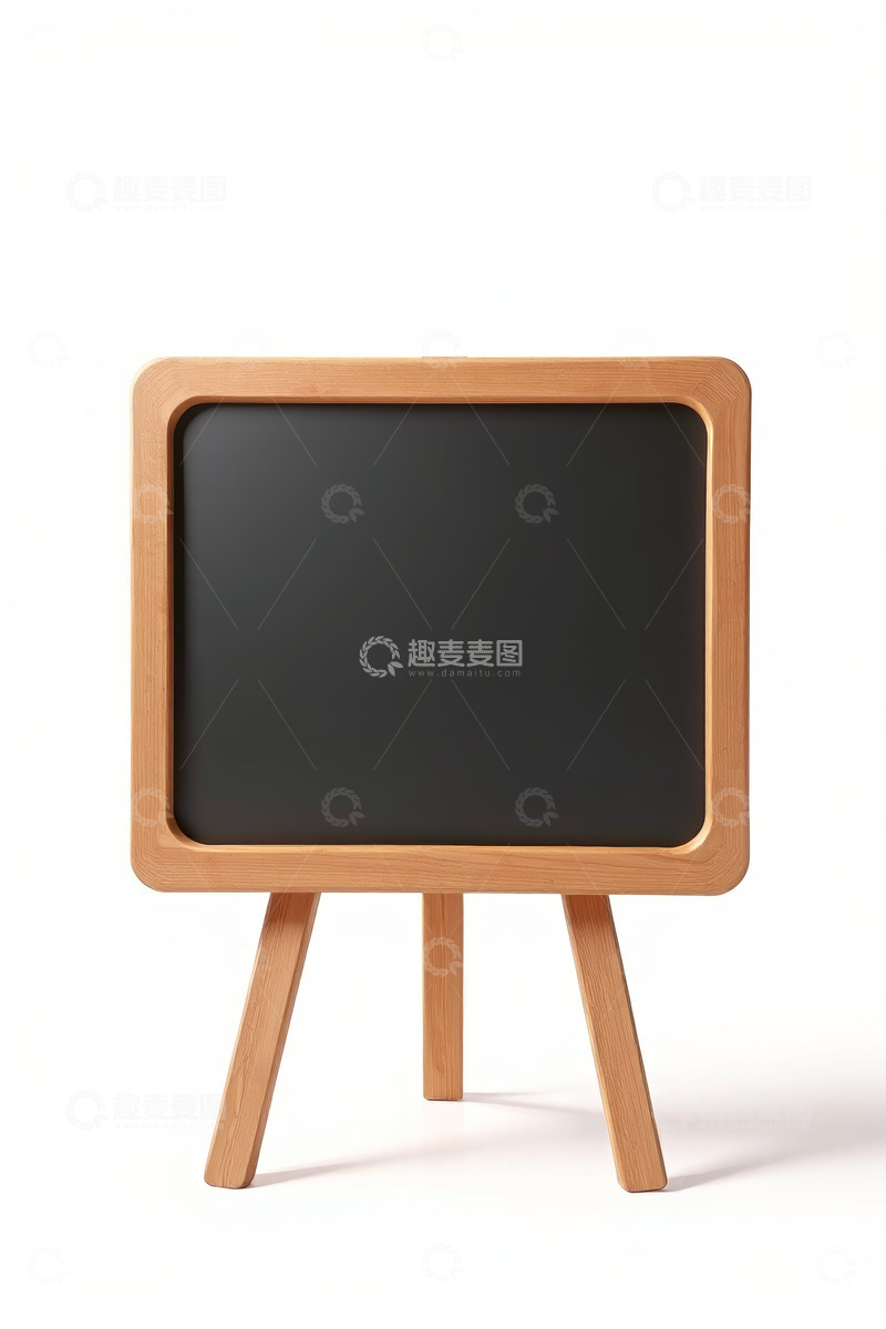高清大图下载【趣麦麦图】木质小黑板展示架