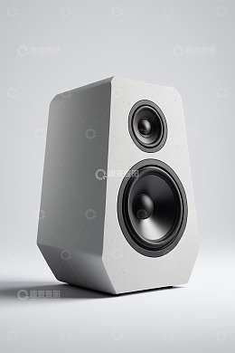 灰白色专业音频扬声器