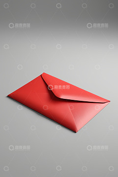 红色信封静物特写