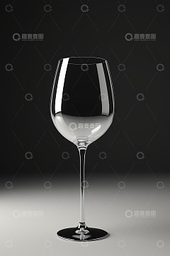 透明高脚葡萄酒杯