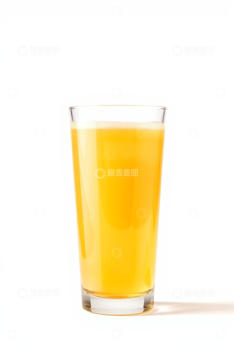 高清大图下载【趣麦麦图】一杯装满的鲜榨橙汁