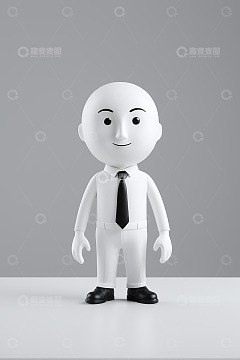 卡通商务男士形象素材