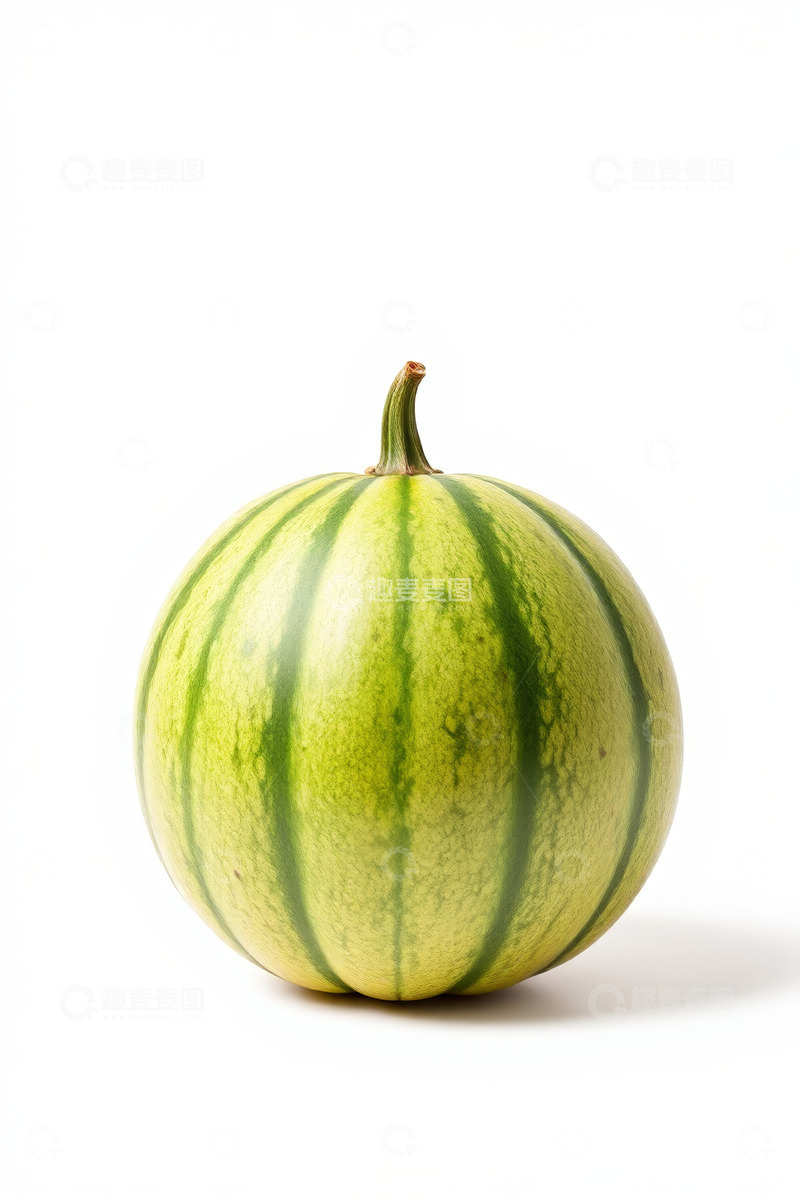 高清大图下载【趣麦麦图】绿色西瓜静物特写