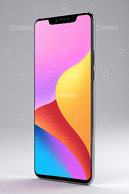 智能手机侧立展示