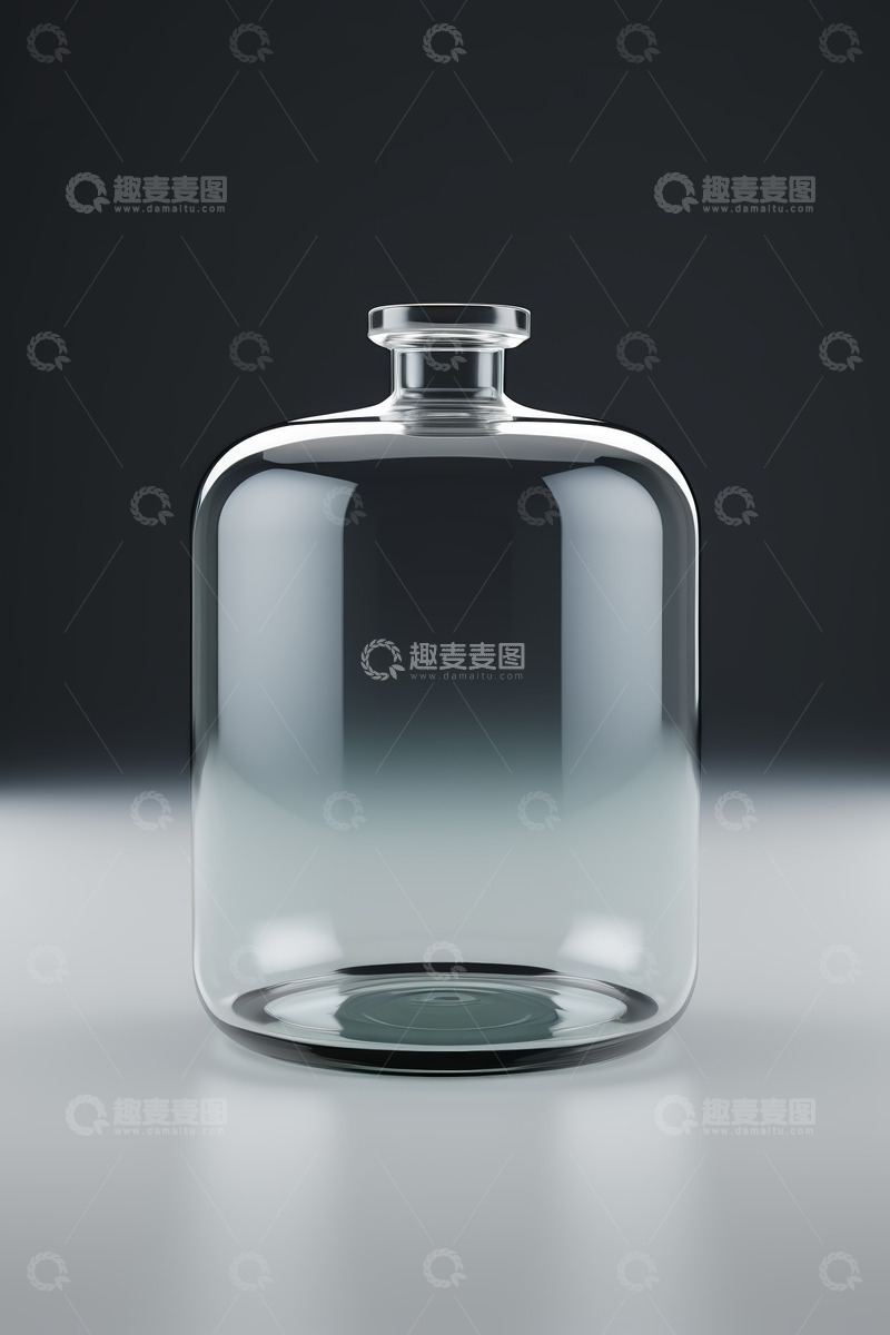 高清大图下载【趣麦麦图】透明玻璃瓶子特写