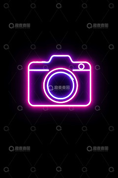霓虹灯相机图标