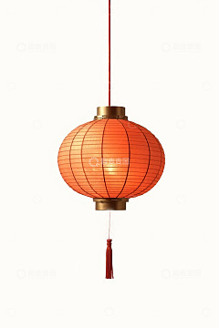 悬挂的中式红色灯笼