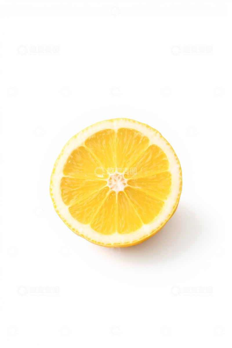 高清大图下载【趣麦麦图】半片柠檬特写