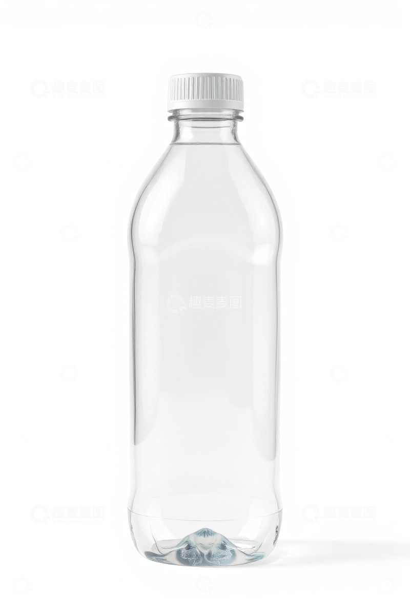 高清大图下载【趣麦麦图】透明塑料水瓶特写