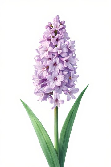 紫色风信子花卉特写