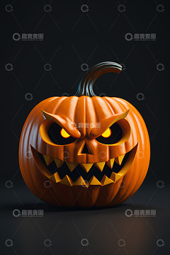 万圣节恐怖南瓜装饰