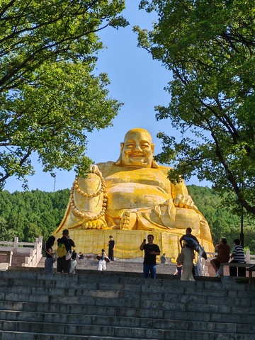 金色大佛景观旅游摄影