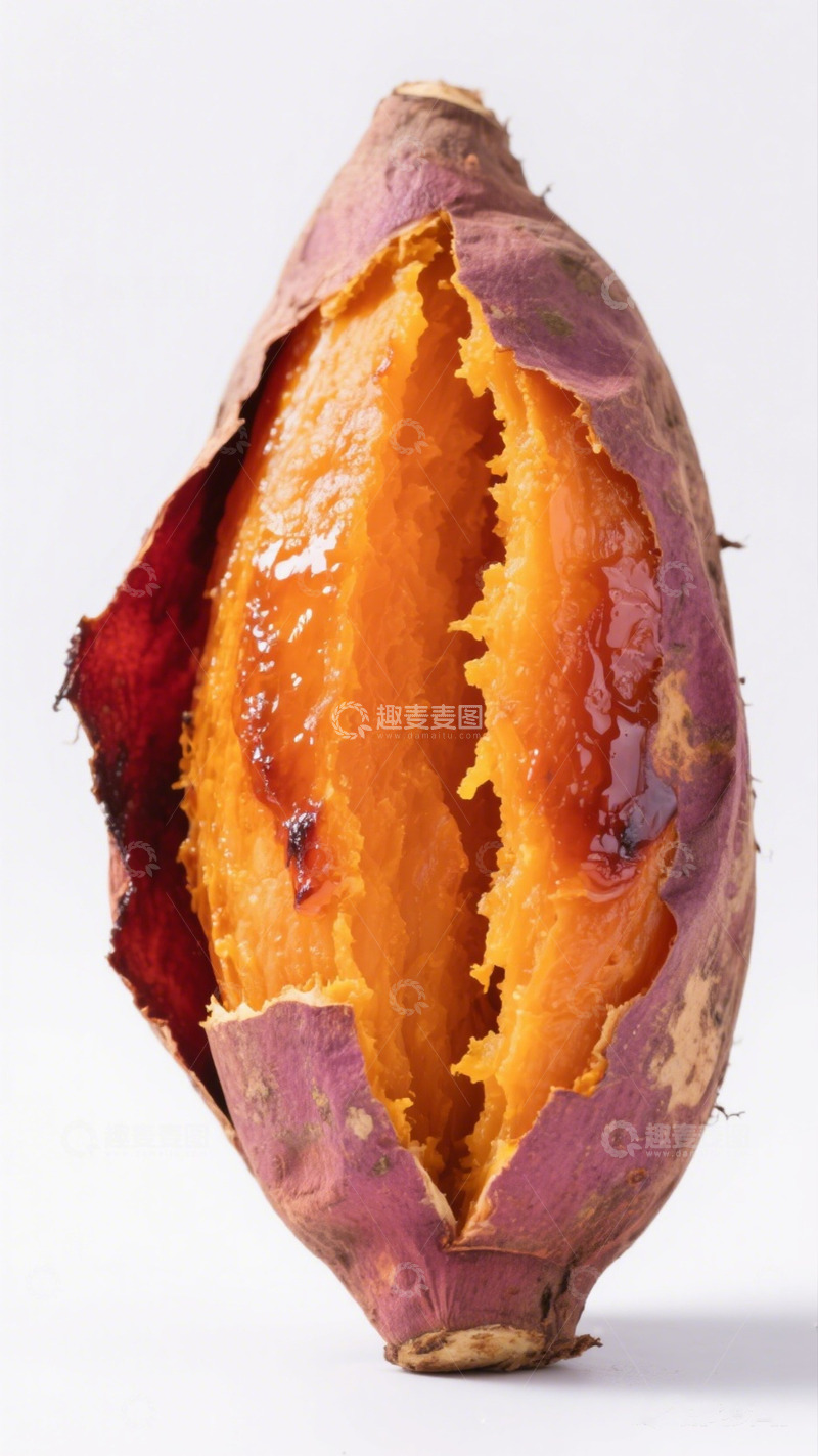 高清大图下载【趣麦麦图】红薯剖面特写美食摄影