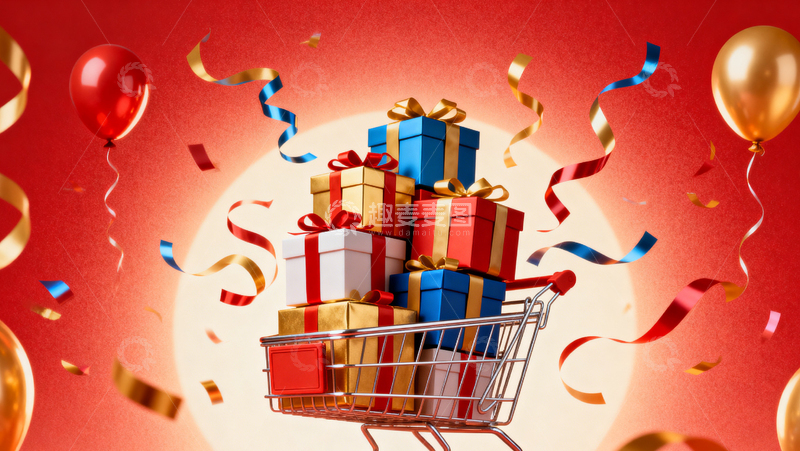 高清大图下载【趣麦麦图】电商促销活动背景027