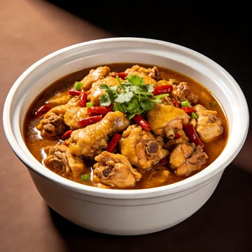 一锅砂锅鸡煲