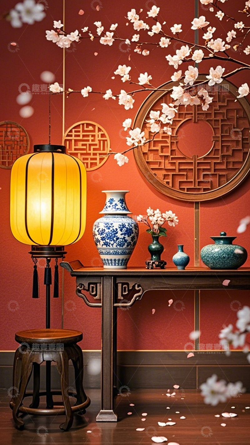 高清大图下载【趣麦麦图】东方风情室内装饰设计图