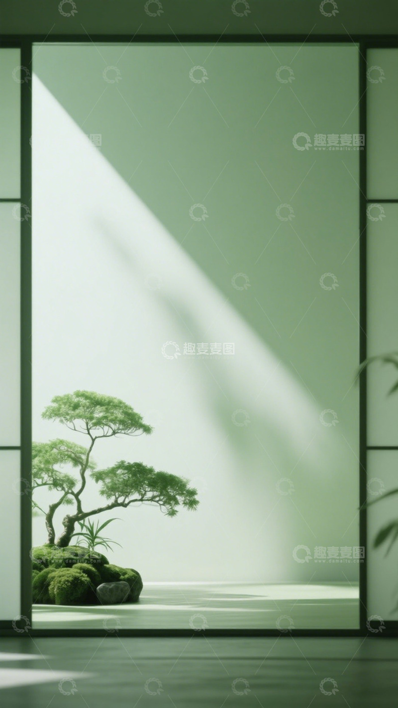 高清大图下载【趣麦麦图】日式禅意庭院景观摄影