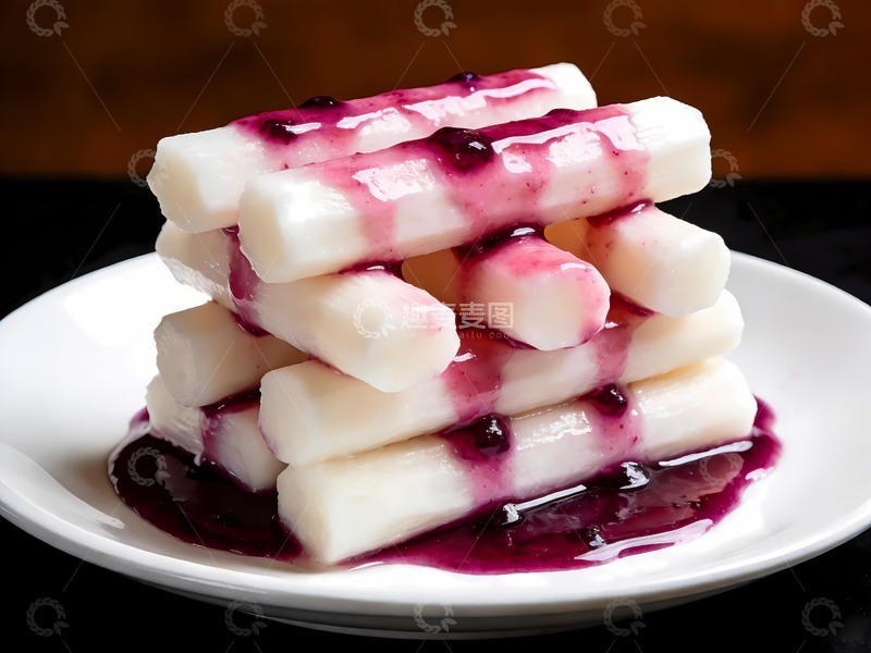 高清大图下载【趣麦麦图】搭建起来的蓝莓山药