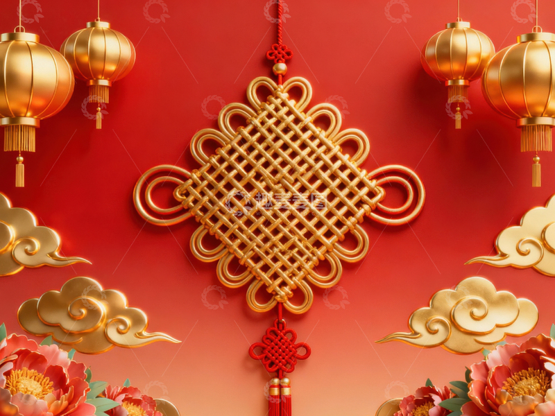 高清大图下载【趣麦麦图】 新年元旦春节背景_普屏472