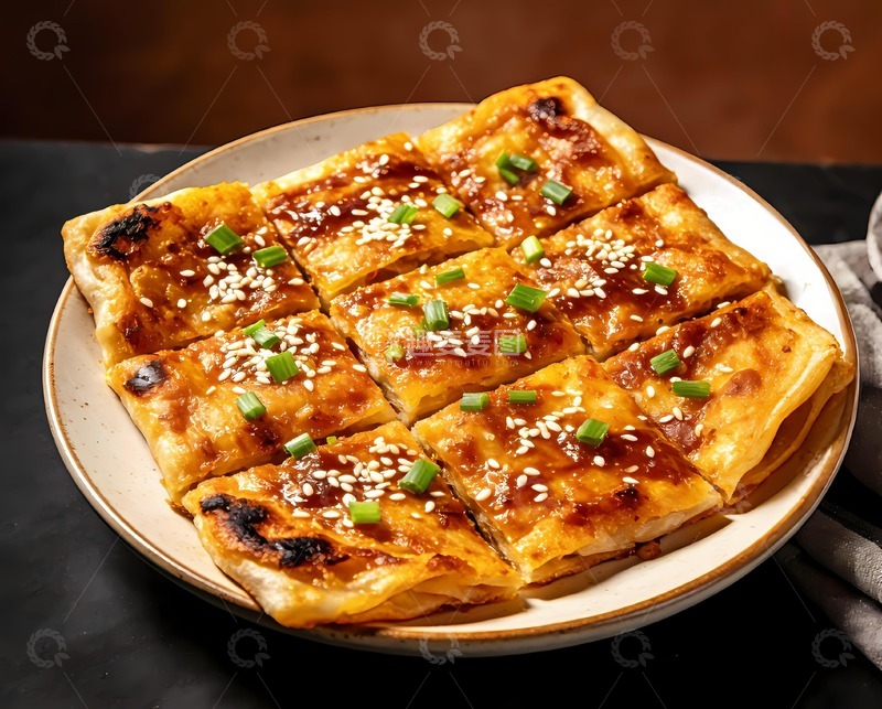 高清大图下载【趣麦麦图】一盘土家酱香饼