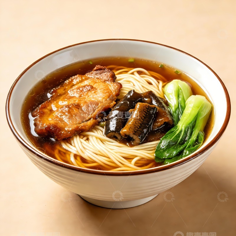 高清大图下载【趣麦麦图】一碗美味奥灶面