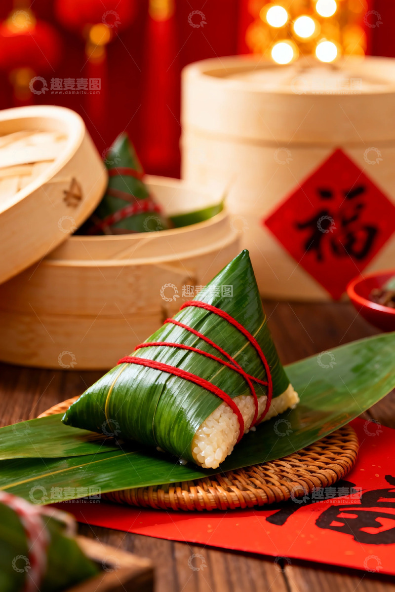 高清大图下载【趣麦麦图】粽子节庆美食中国风摄影