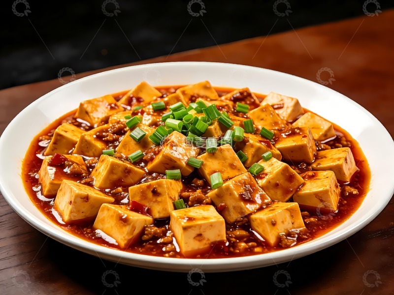 高清大图下载【趣麦麦图】一盘麻婆豆腐