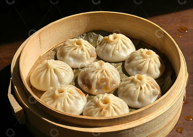 高清大图下载【趣麦麦图】美味的灌汤包